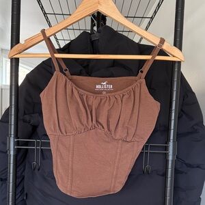 Hollister Chocolate Brown Camisole Top